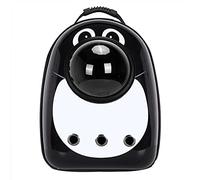 Pet Bag Space Capsule Cat Backpack for Traveling and Hiking Hard Shell Capsule Front Removable Pad Adjustable Shoulder Straps (M)