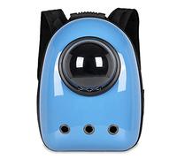 Pet Bag Space Capsule Cat Backpack for Traveling and Hiking Hard Shell Capsule Front Removable Pad Adjustable Shoulder Straps (O)