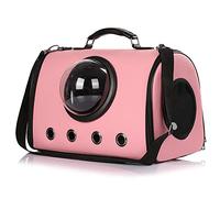 Pet Bag Space Capsule Cat Backpack Transparent Hard Shell Capsule Removable Pad Adjustable Shoulder Straps Suitable for Hiking (A)