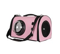 Pet Bag Space Capsule Cat Backpack Transparent Hard Shell Capsule Removable Pad Adjustable Shoulder Straps Suitable for Hiking (E)