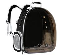 Pet Bag Space Capsule Cat Backpack Transparent Hard Shell Pod Cushion Adjustable Shoulder Straps Suitable for Hiking (H)