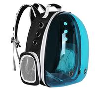 Pet Bag Space Capsule Cat Backpack Transparent Hard Shell Pod Cushion Adjustable Shoulder Straps Suitable for Hiking (M)