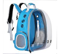 Pet Bag Space Capsule Cat Backpack Transparent Hard Shell Pod Cushion Adjustable Shoulder Straps Suitable for Hiking (G)