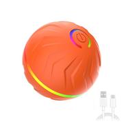 Pet Ball Toy - Intelligent Rolling Movement, Rechargeable Throwing Device, Engaging Game, Long-Lasting Construction | Entertainment Solution