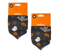 Pet Bandana - Pack of 2 - the Perfect Accessory for Halloween Adventures - Designed to Add a Spooky and Adorable Touch to Your Pet's Look