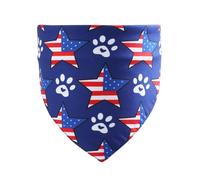 Pet Bandanas Dog Scarf Forth OfJuly Party Decorative Neckerchief Neck Scarf Photoshoots Festival Pet Costume Neckwear Dog Bandanas