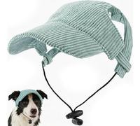 Pet Baseball Cap with Ear Holes,Dog Cat Summer Beach Visor Hat,Adjustable Summer & Fall Beach Sunbonnet Puppy Headdress