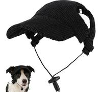Pet Baseball Cap with Ear Holes,Dog Cat Summer Beach Visor Hat,Adjustable Summer & Fall Beach Sunbonnet Puppy Headdress