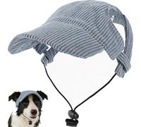 Pet Baseball Cap with Ear Holes,Dog Cat Summer Beach Visor Hat,Adjustable Summer & Fall Beach Sunbonnet Puppy Headdress