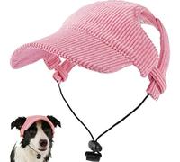 Pet Baseball Cap with Ear Holes,Dog Cat Summer Beach Visor Hat,Adjustable Summer & Fall Beach Sunbonnet Puppy Headdress