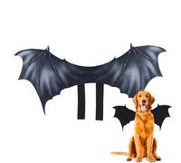 Pet Bat Wings - Cute Cat Dog Halloween Bat Wings | Adjustable Pet Costumes with Pumpkin Bells for Halloween Puppy Kitten Cosplay Props for Petț Dress Up Puppy Festival Party Club Outdoor