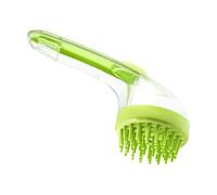 Pet Bath Brush, Dog Shower Brush & Hair Cleaner - Reusable Silicone Bristle Grooming Tool For Long Or Short Haired Pets