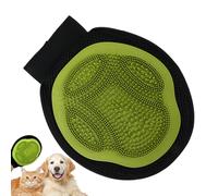 Pet Bath Brush, Dog Shower Brush, Puppy Grooming Glove 23.4x18.4x1.4cm/9.21x7.24x0.55inch Easy To Clean & Quick-Dry/Comfortable For Apartment Bathroom Outdoor Travel Daily Cleaning