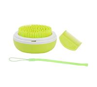 Pet Bath Brush Massage Grooming Pet Shower Brush with Comb for Short Medium Haired Dog Cat Guinea Pig Durable Ergonomic Design Multi Functional Easy to Use and Clean ABS TPE (PTw1917)