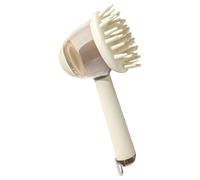 Pet Bath Brush Massage Scrubber Shedding Shower Spa Puppy Kitten Tool