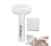 Pet Bath Brush, Portable Massage Brush with Soap Dispenser - Dog Bath Scrub Brush - for Cat Puppy Short and Long Haired Cleaning Home Grooming
