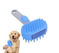 Pet Bath Brush: Silicone Double Sided Groomer Burner | Easy Cleaning Shampoo Applicator for Bath and Home Prep, Massage Scrubbing Tool by