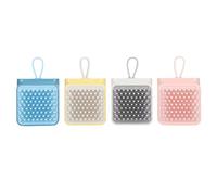 Pet Bath Brush Soft TPR Massage Grooming Brush For Cats Dogs Universal Bathing Shower Tool White Pink Blue Yellow 4 Colors 6x4x9.8cm