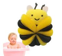 Pet Bath Sponge, Bath Loofahs for,Sigh Cleaning Cleaning with Bee Design - Body Cleaning Brush, Body Shower Balls for Men and Women