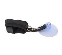 Pet Bathing Tether Heavy Duty Suction Cup Adjustable Collar Dog Tub Restraint Leash for Puppy Cat Shower Grooming Black