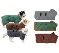 Pet Bathrobe Towel:L/Coffee