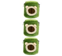 Pet Bed. 3pcs Hamster Cotton Nest Dwarf Hideout Cage Guinea Pig Hammock Pet Hammock Bed Hamster Tunnels