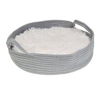 Beliani Pet Bed DALAMAN Cotton Grey, Grey