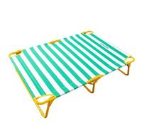 Pet Bed Dog Kennel Pet Dog Bed Four Seasons Foldable Camp Bed Cat Summer Off The Ground Moisture-proof Cat Bed Pet Beds For Dogs(Blue,M:88 * 61 * 22cm)