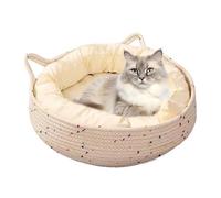 Pet Bed for Cats | Bed for Small Dogs and Kittens Cat Scratching Pad Cushion, Rest Assured Sleeping Bed with Scratch Function for Kittens, Home Decoration, Bedroom, Apartment, Indoor, Outdoor