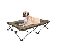 Pet Bed, Four Season Double-Layer Fabric Large Foldable Moisture-Proof Dog Bed Pet Marching, Indoor Rest Camping,For pets(Coffee)