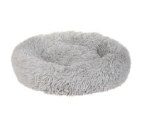 Pet Bed KULU Faux Fur Light Grey