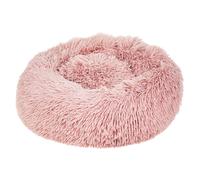Beliani Pet Bed KULU Faux Fur Pink, Pink