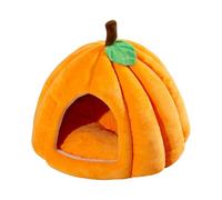 Pet Bed Nest For Dogs And Cats Dog Cave Bed Furry Nest Detachable Cushion Multiple Color Pumpkin Pet Cats