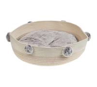 Beliani Pet Bed ORTACA Cotton Light Beige