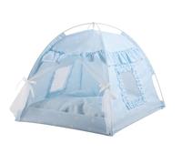 Pet Bed Pet Tent Outdoor Portable Folding Dog Pet House Bed Waterproof Cat Indoor Outdoor Tent Pop Up Beach Sun Tent Dog Bed(40 * 40 * 35cm)