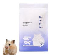 Pet Bedding Small Animals, Soft Natural Paper Hamster Bedding, High Absorption Cage Liner, Sturdy Safe Cozy Habitat Filler for Indoor Outdoor Brooder House Hutch, and Supplies