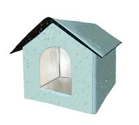 Pet Beds for Cats Cold-Resistant Enclosed Pet Tent Waterproof | Outdoor Winterproof Cat Cave for Indoor Home Travel Winter Kitten Puppy Animal