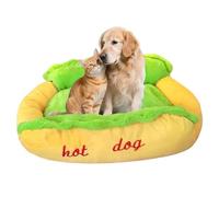 Pet Beds for Small Dogs Food Shape Non-slip Soft Cat Sleeping Nest