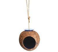 Pet beds, Small Coconut Shell Parrot Birds Nest Fixed Swing Bed Cave Toy House Supplies Tree Hole Sleeping A(B)