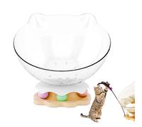 Pet Beds - Space Cat Bed, Teaser for Cats, Small Pet Bed | High Turntable Cat Nest with Balls, Interactive Toys at the Bottom of the Slide