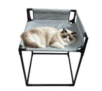 Pet Bedside Nest - Washable Removable Cushion, Safety Rail Design, Soft Com