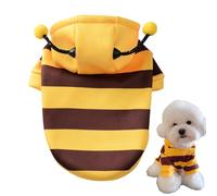 Pet Bee Costume with Hood - Adorable Bee Dog Costume for Pets | Hooded Coat for Puppies, Perfect Christmas Outfit for Cats and Dogs, i
