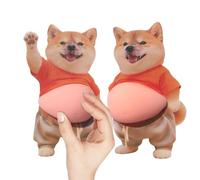 Pet Belly Sticker - Soft Silicone Dog Belly Stickers - Water Bottle Decals - for Journal Notebook School Supplies Suitcase Laptop