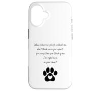 Pet Bereavement Dog Cat Memorial Gift ideas Loss Sadness Case for iPhone 16