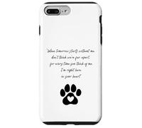 Pet Bereavement Dog Cat Memorial Gift ideas Loss Sadness Case for iPhone 7 Plus/8 Plus