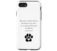 Pet Bereavement Dog Cat Memorial Gift ideas Loss Sadness Case for iPhone SE (2020) / 7/8