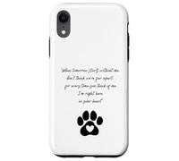 Pet Bereavement Dog Cat Memorial Gift ideas Loss Sadness Case for iPhone XR