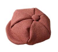 Pet Beret Hat Adjustable French Style Dog Cat Berets with Soft Wool Blend Fabric for Costume Parties Photoshoots and Special Occasions Vintage Grey Baker Boy Cap for Pets (Pink L)