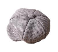 Pet Beret Hat Adjustable French Style Dog Cat Berets with Soft Wool Blend Fabric for Costume Parties Photoshoots and Special Occasions Vintage Grey Baker Boy Cap for Pets (Grey S)