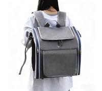 Pet Bike Bag Carrier | Multi - Use As Backpack/Handbag/Shoulder Bag | Breathable Mesh & Sun Protection